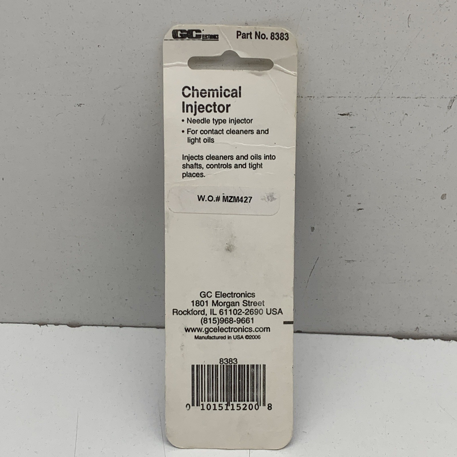 GC Electronics 8383 Chemical Needle Type Injector Tool (Empty)