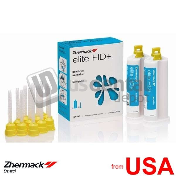 ZHERMACK Elite HD+ Light Body, Regular Set – 2 Cartridges. Thixotropic Hy 112224