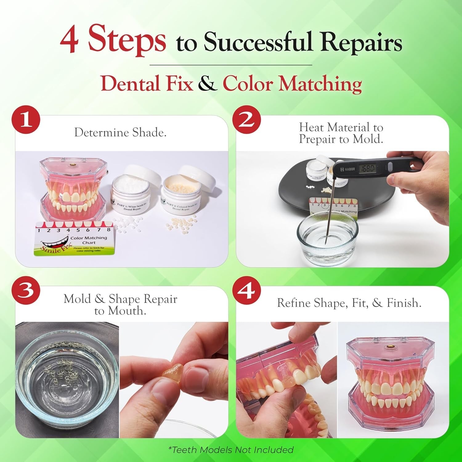 Quick Color-Matched Tooth Repair Kit – Perfect for Minor Dental Emergencies