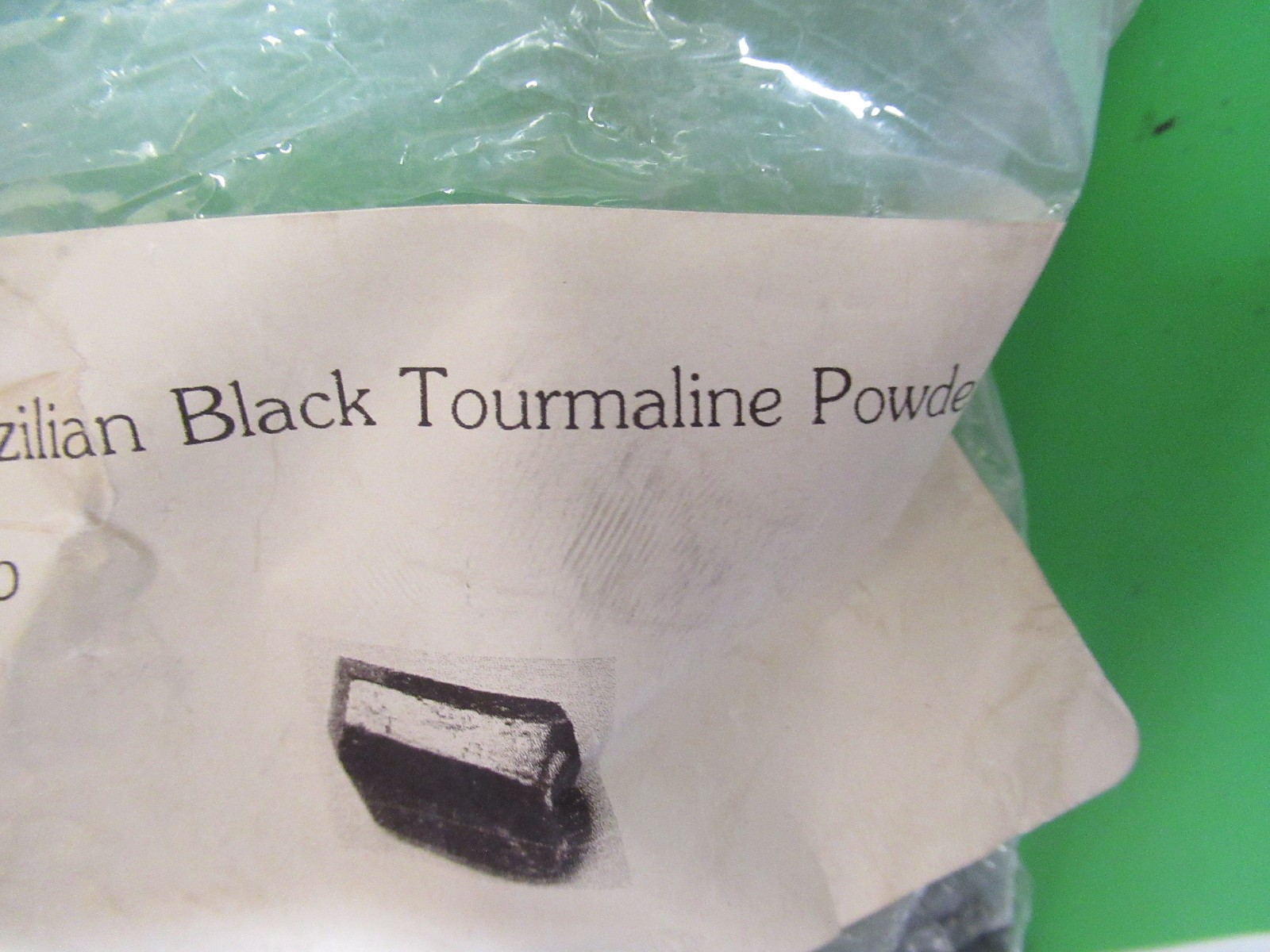 SINGLE LOT HALF POUND TOURMALINE BRAZIL POWDER MINERAL AS PICTURED T5-A-113