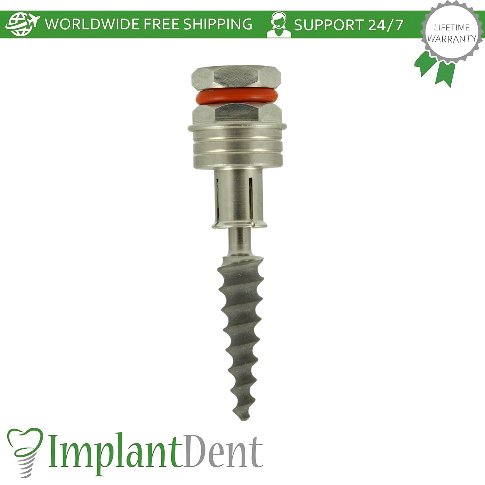 Dental OPIB Flexible Neck One Piece Fixture System RBM Immediate Loading