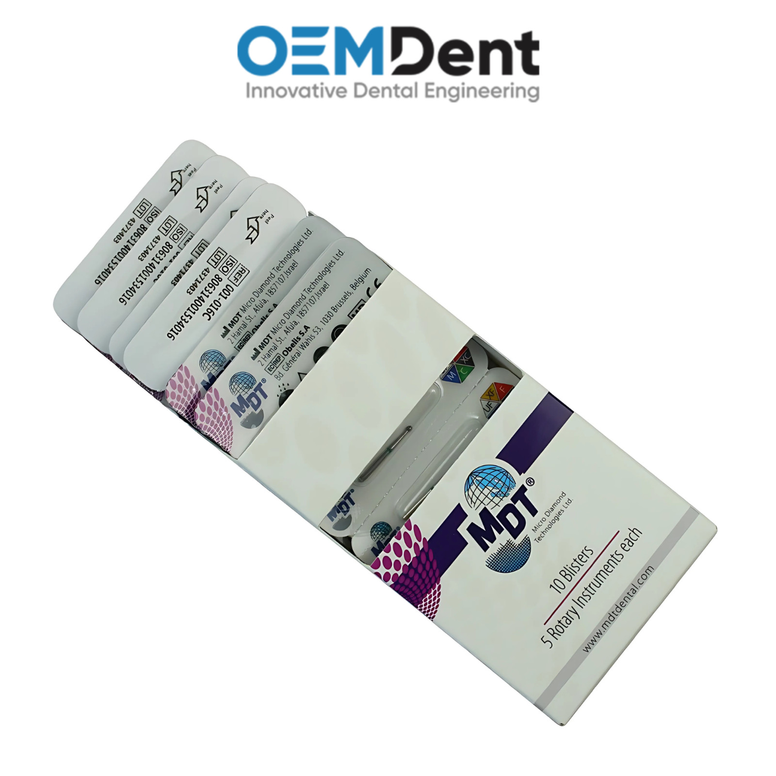 MDT FG Diamond Burs Round 001 Cavity Prep Caries Removal Dental Restorations