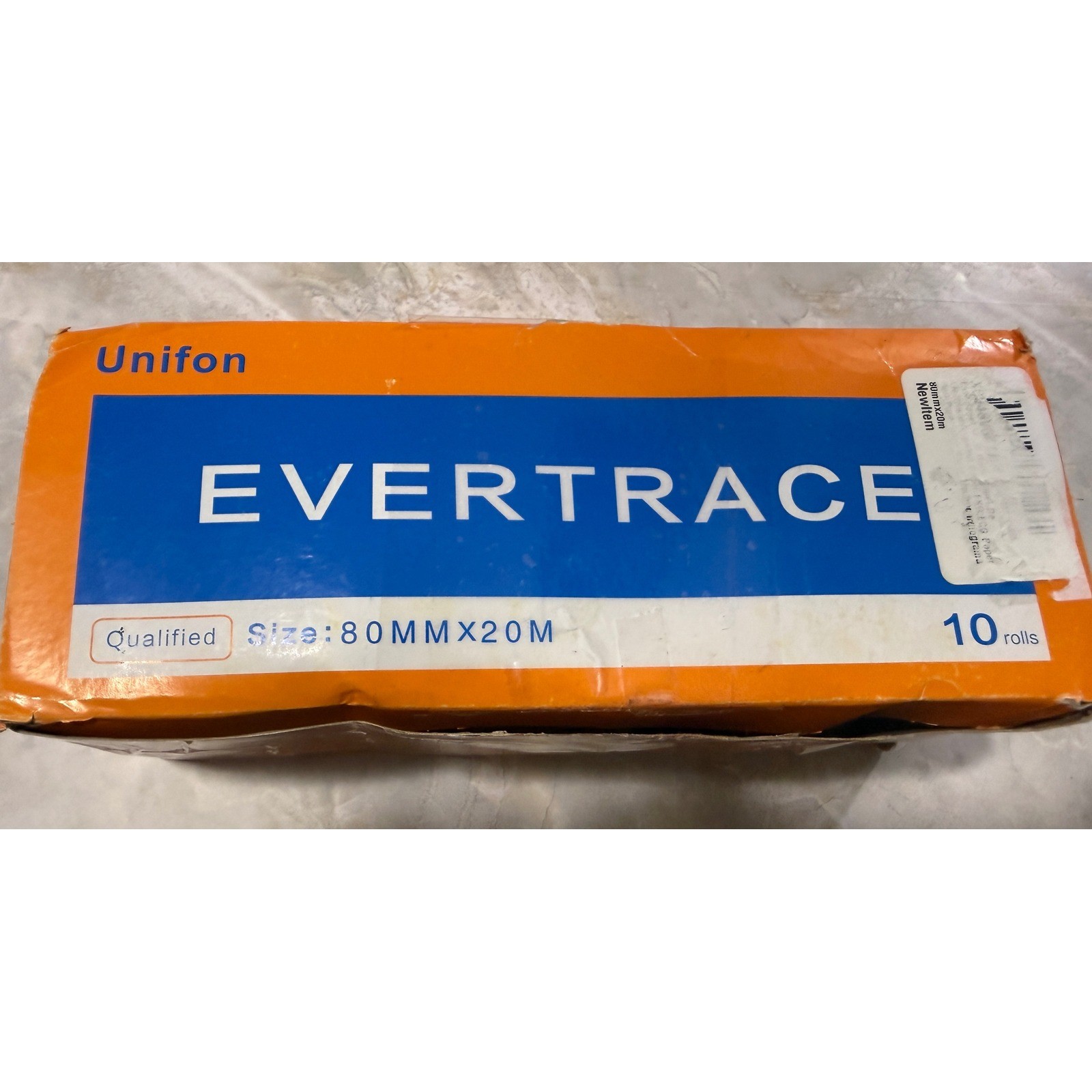 Evertace Thermal Paper Rolls 80mm x 20m – 10 Rolls per Box EKG/ECG