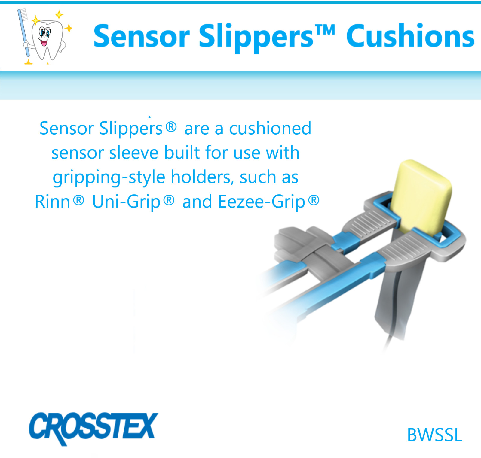 Dental Rinn Uni-Grip, Eezee-Grip Sensor Sleeve for Grip style sensor holder