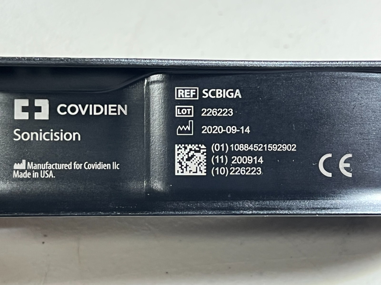 Covidien Sonicision SCGAA & SCBIGA W/ Reusable Sterilization Tray Set.