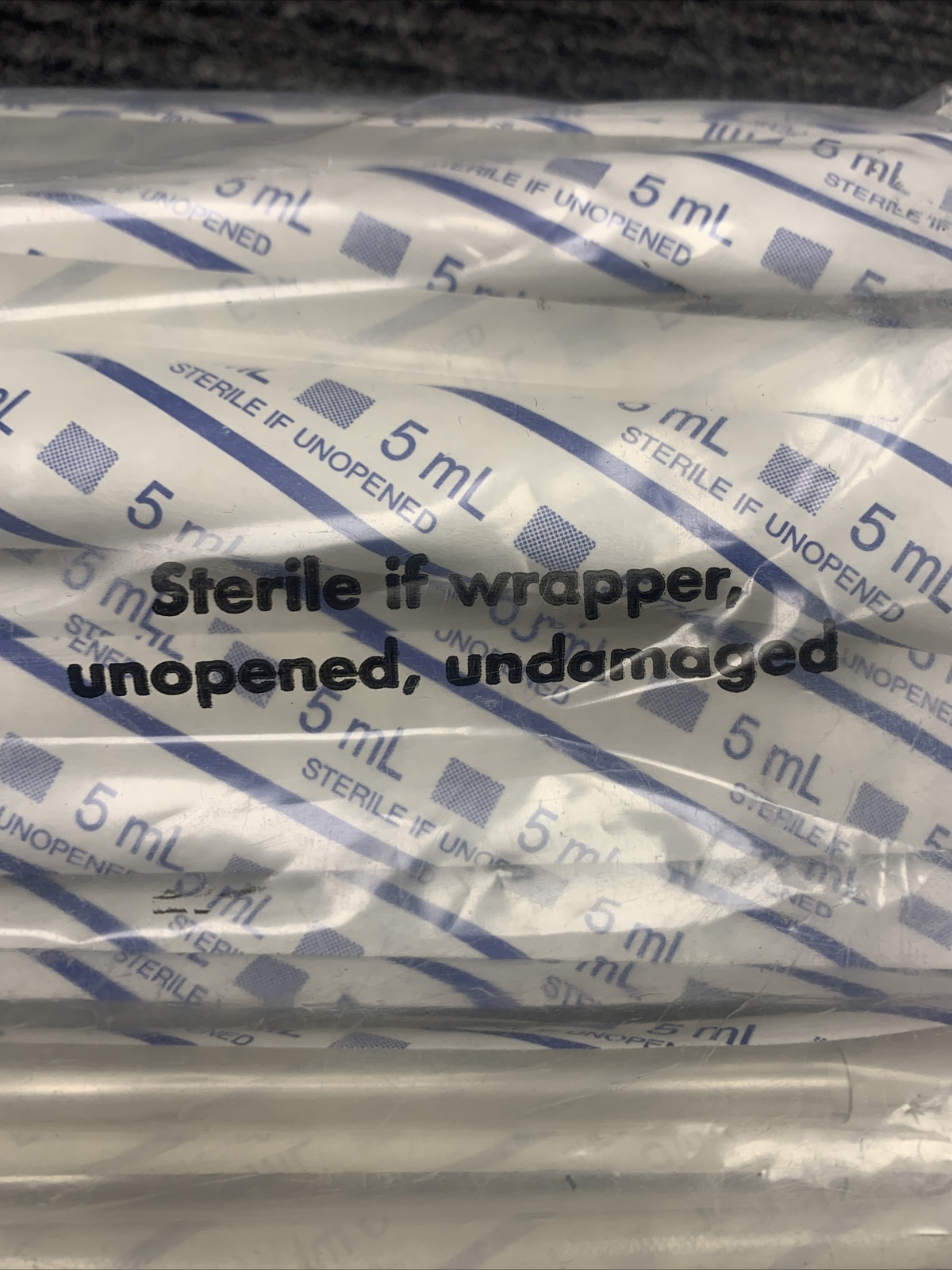 New Lot of 45 KIMBLE 5ML Plastic Pipets 56970-5