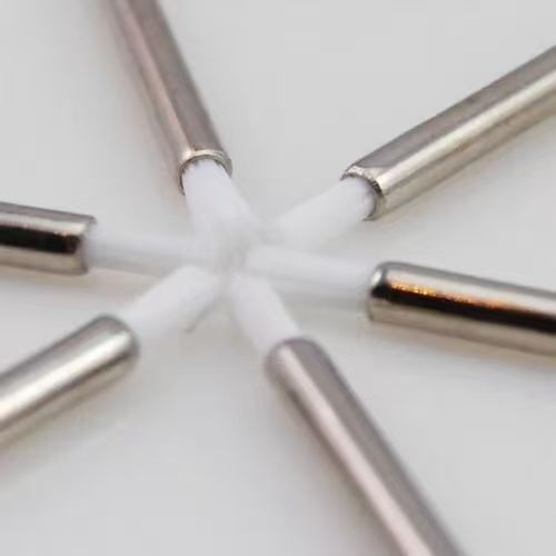 100 Nylon Latch Flat Dental Prophy Polishing Color Polisher Brush Prophylaxis