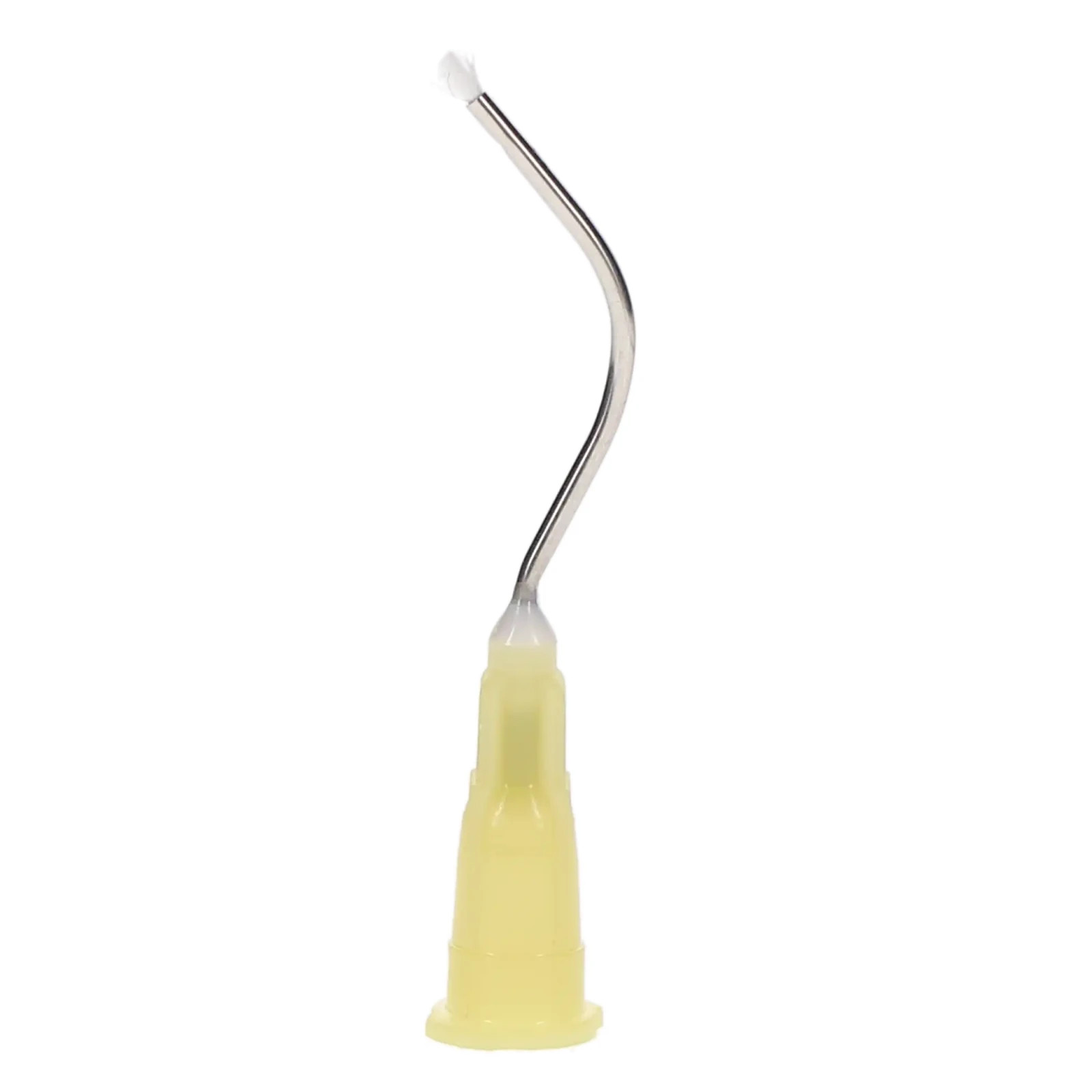 Alpine – Yellow Infusor Tips Bent Metal 100/pk. REF# AD034 Compare to Stat-Flo