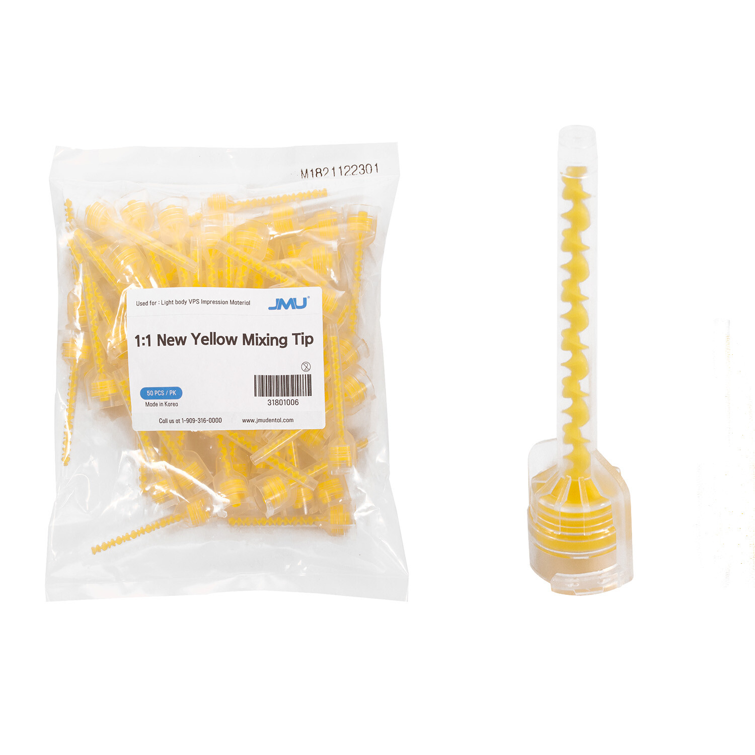 48/50Pk Dental HP Impression Material Mixing Tips Heavy VPS/PVS 6.5/5.4/4.2mm