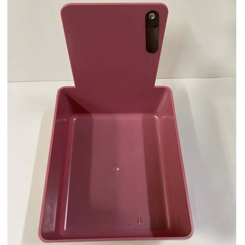 Mauve Dental Lab Pan w/ Stainless Steel Clip 12pk 7″ x 5¾” x 2½” Made in the USA