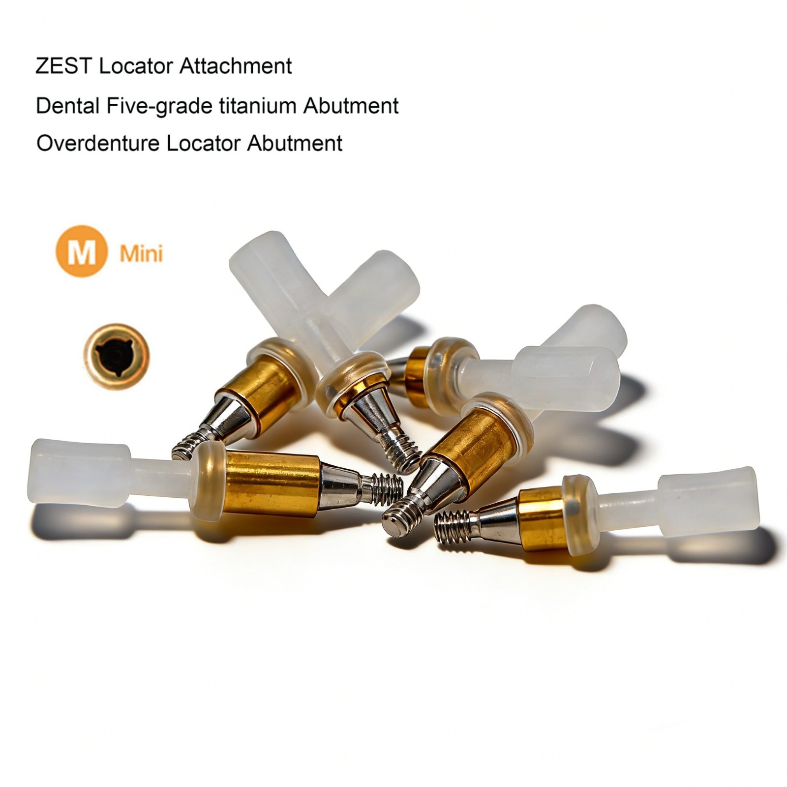 US Dental Ti Overdenture Abutment Anchor Fits Hiossen ET & Zest Locator System