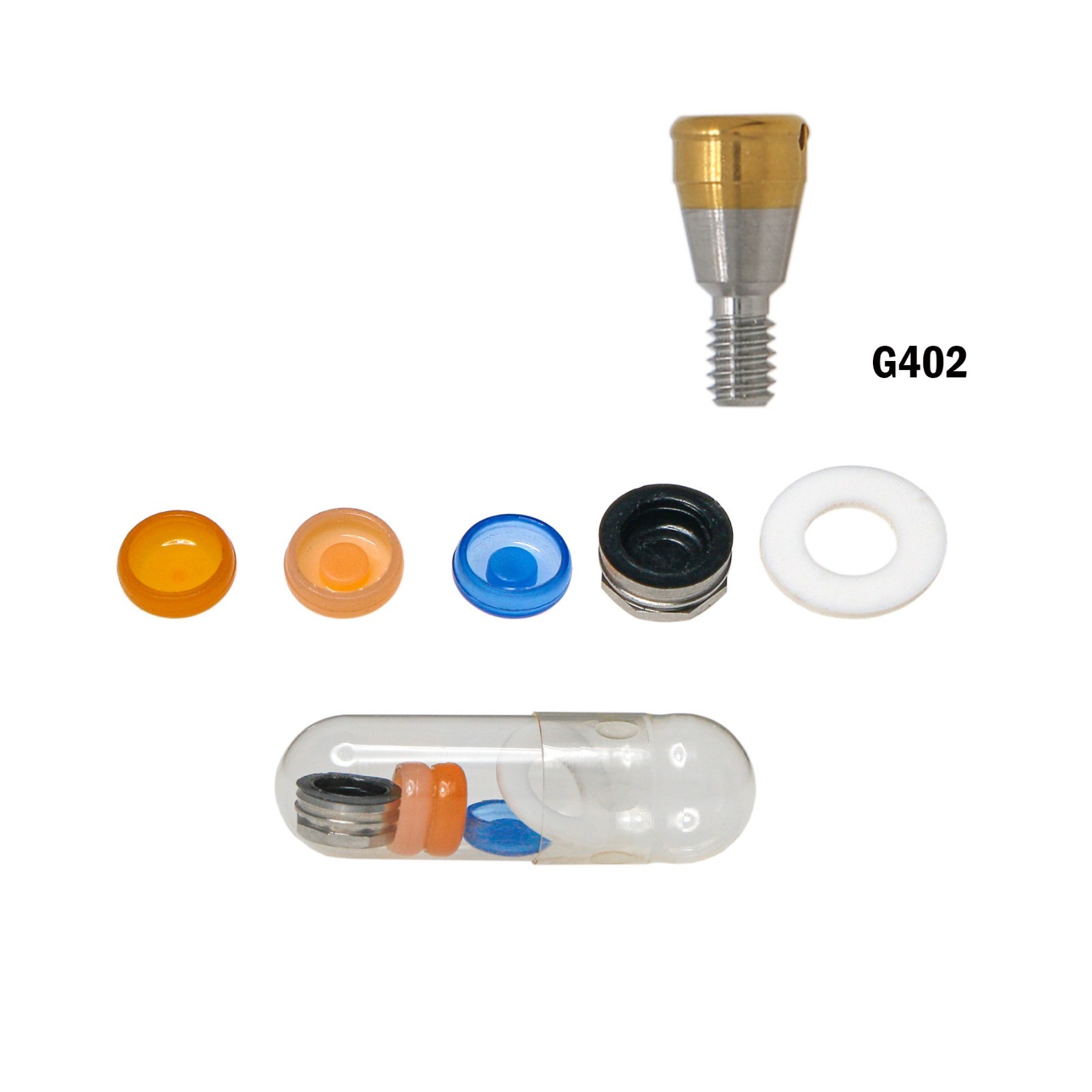 US Hiossen ET Implants Overdenture Regular Locator Abutment & Male Cap Inserts