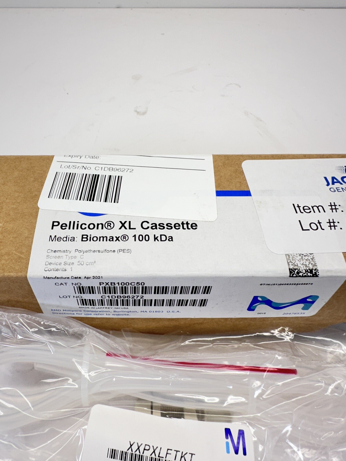 NEW Millipore PXB100C50 Pellicon XL Cassette with Biomax Membrane 100 kDa