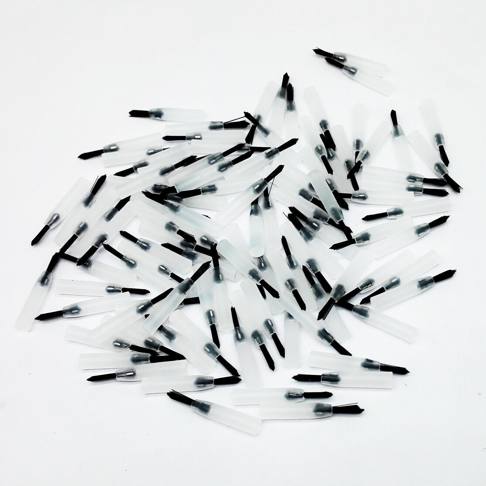 500 Pcs Dental Composite Micro Brush Applicator Tips + 5 Pcs Cleaning Handle Use