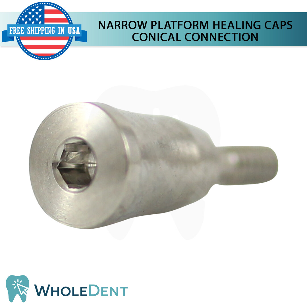 X1 NP Conical Connection Healing Caps Ø3.8 Titanium Dental Abutment Instrument
