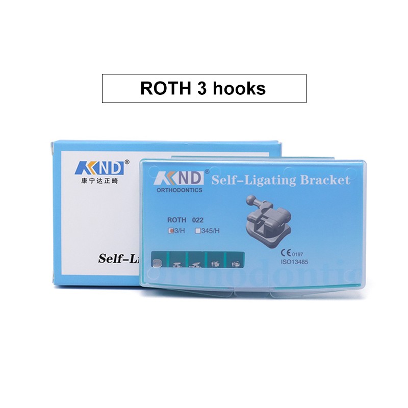 Dental Material for Metal Self Ligating Roth/MBT 345 Orhto Bracket Mini Braces