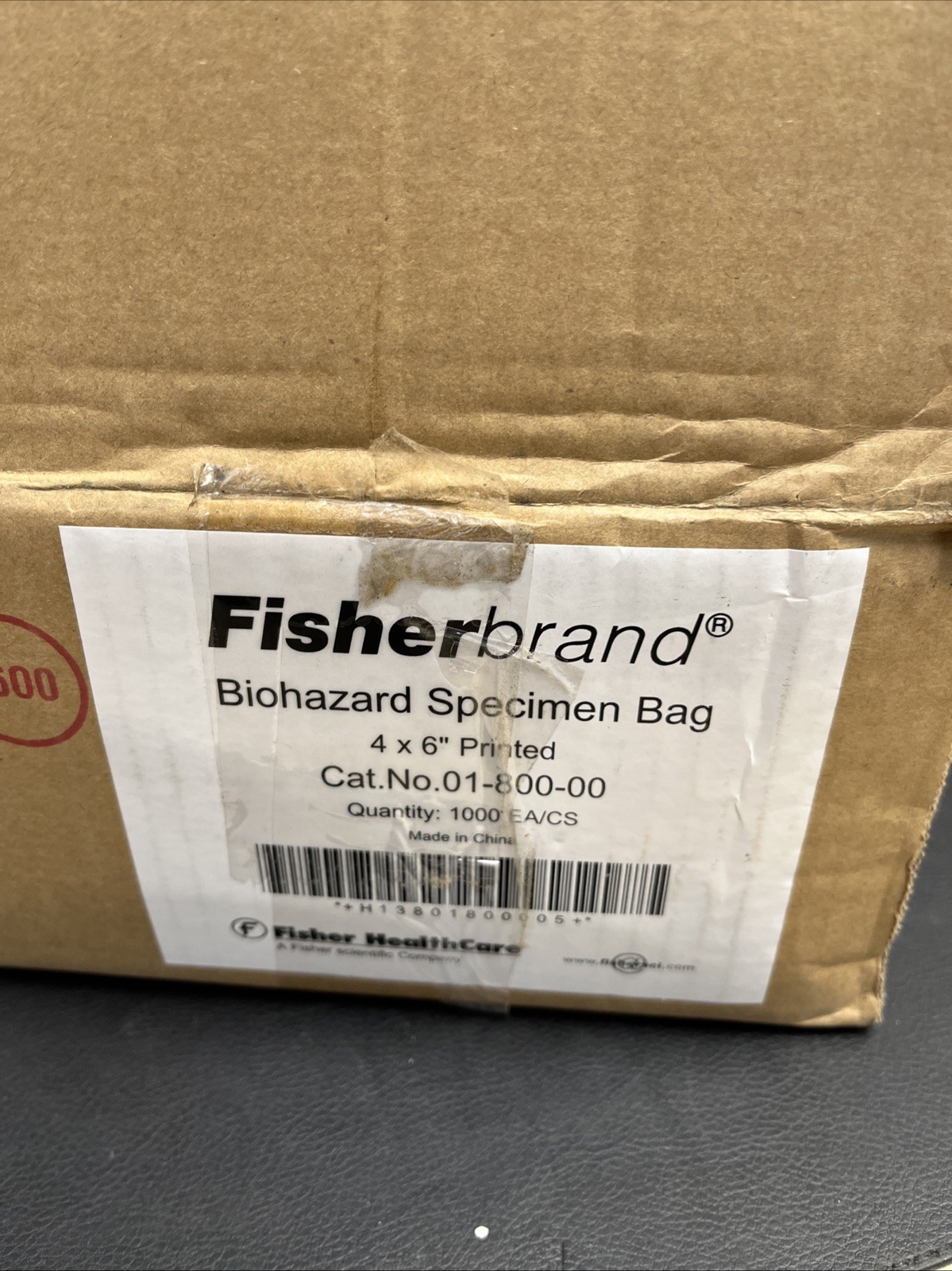 Fisherbrand Biohazard Specimen Clear Transfer Bag 4″x 6″ Lot 1000 Pieces