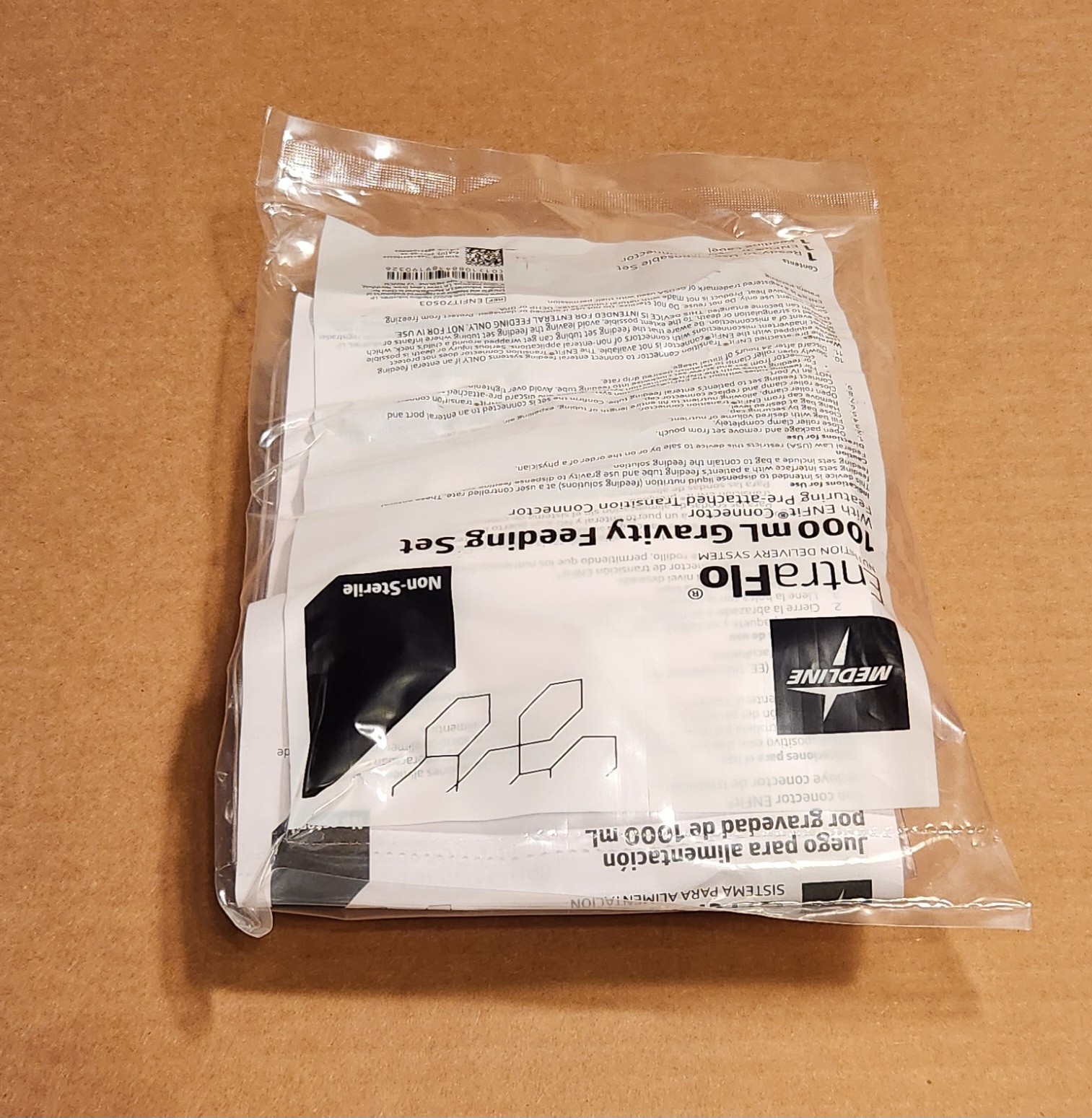 Medline EntraFlo 1000ML Feeding Pump Set Enfit70503 PACK OF 30