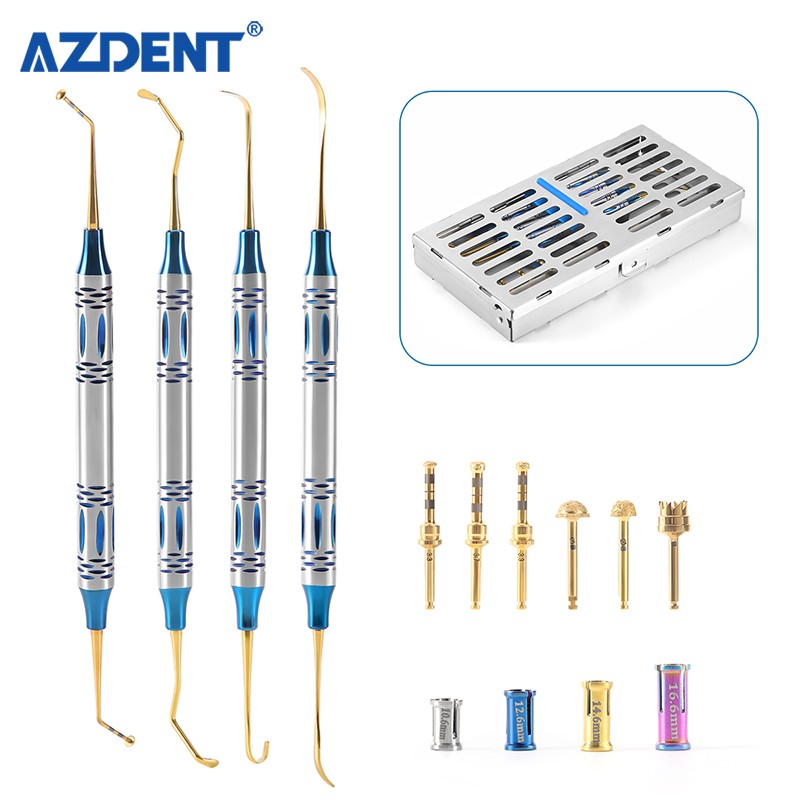 Kit de elevación de seno dental, conjunto dental de elevación de implante