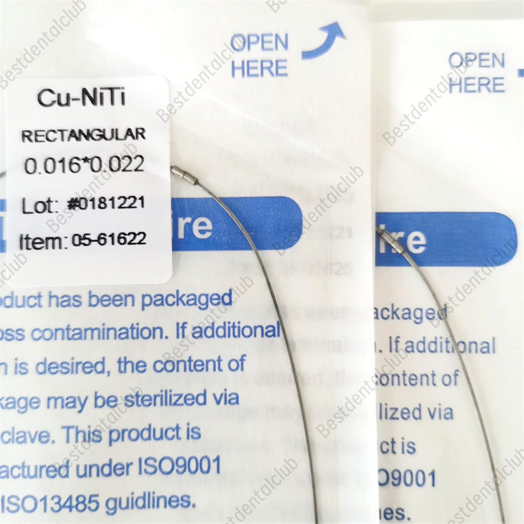 Dental Orthodontic Copper Cu-Niti Wires Rectangular Arch Wires Damon Stop