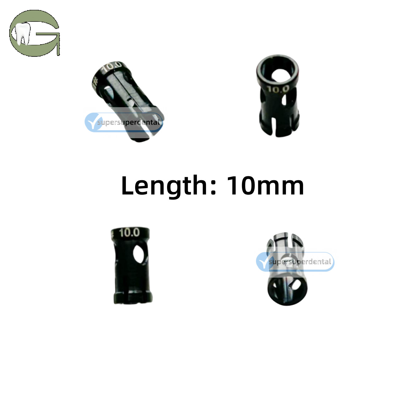Dental Guide Stopper Sleeve Guided Drill Safety Depth Stop Drills Fits DEN L/M/S