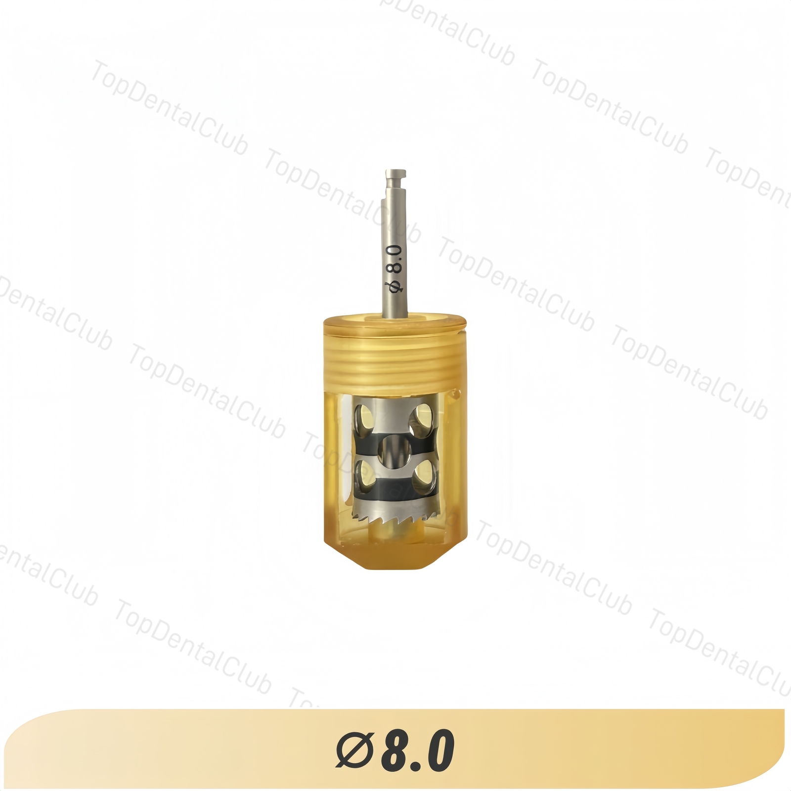 Dental SLT Half Moon Shaped Harvest Drill Semilunar Technique Collector Bone