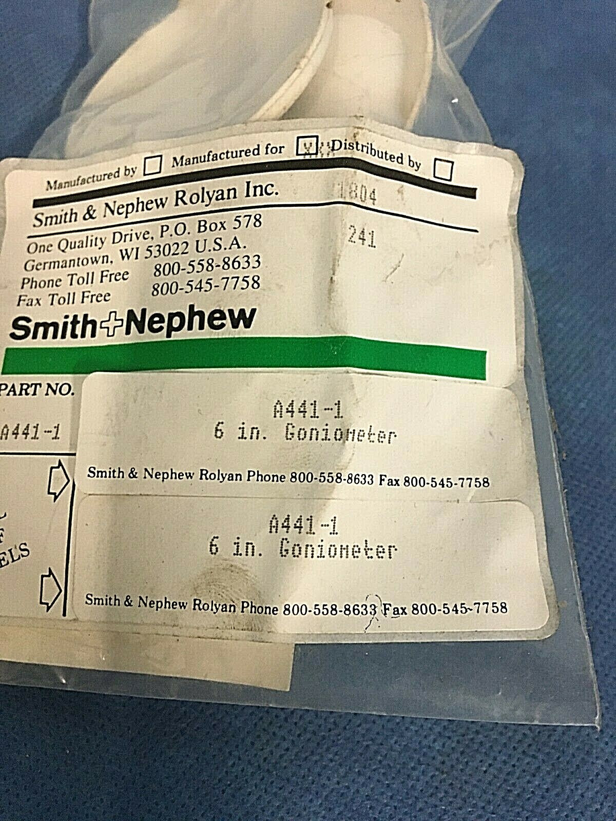 Smith & Nephew Rolyan inc. A441-1 6″ Goniometer Pieces, 4 Pieces.