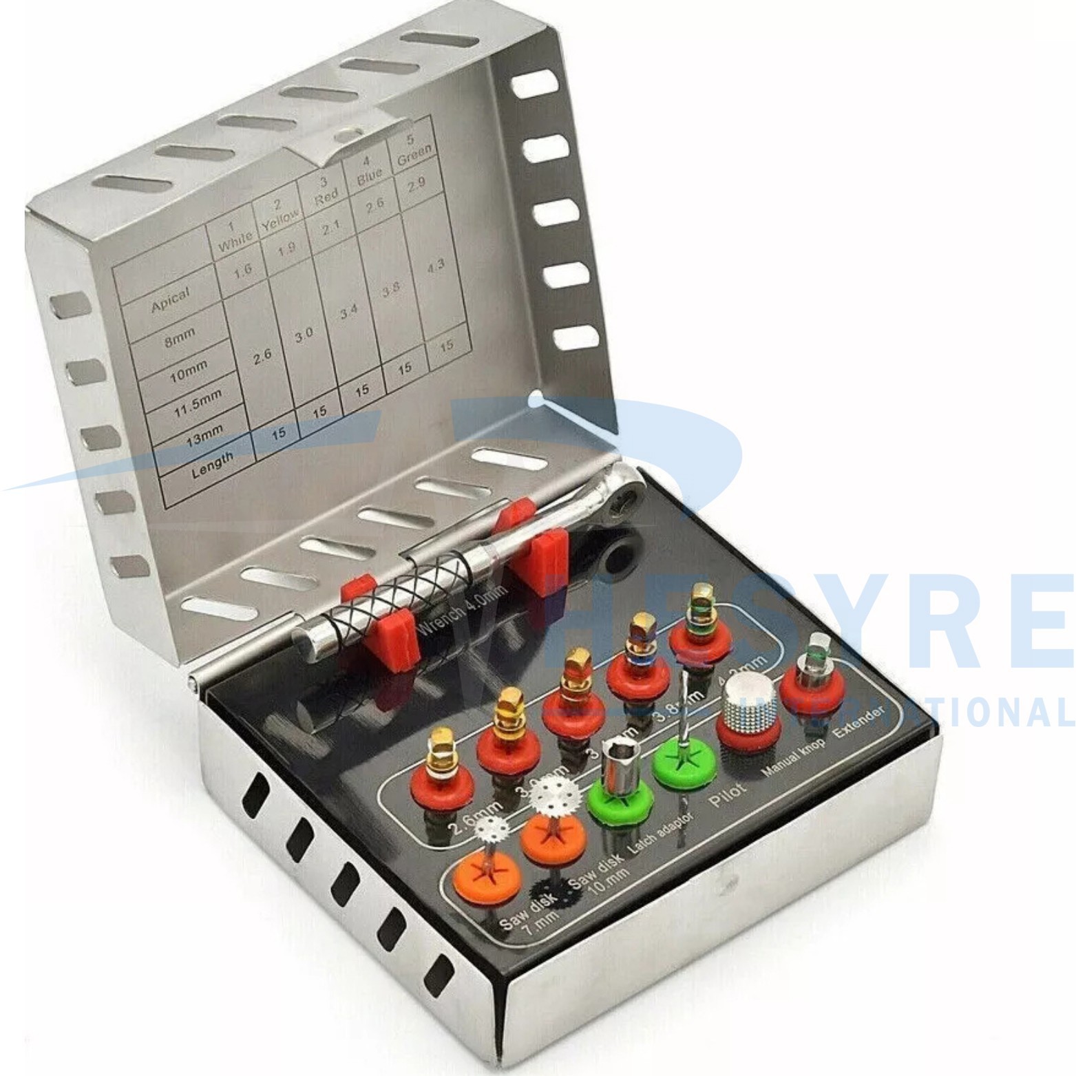 Dental Bone Expander Kit Sinus Lift with Saw Disks – Dental Implant Instrument