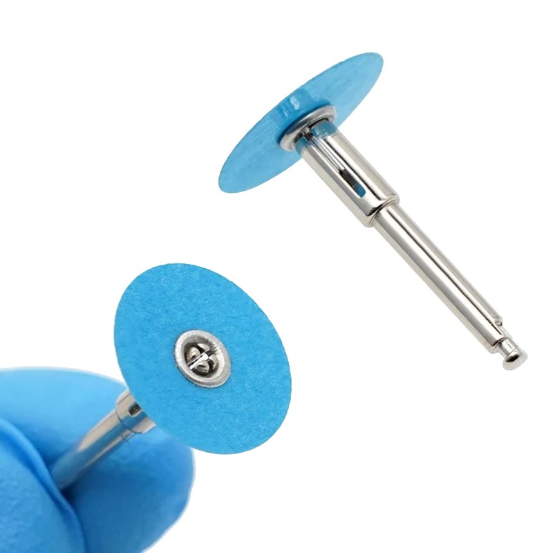 40Pcs/Box Dental Polishing Discs Holding Rod Mandrel Soflex Flexi Disc RA Shank