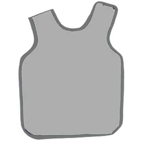 Palmero Adult Dual X-Ray Apron, Grey Vinyl, 22 1/2″ x 26