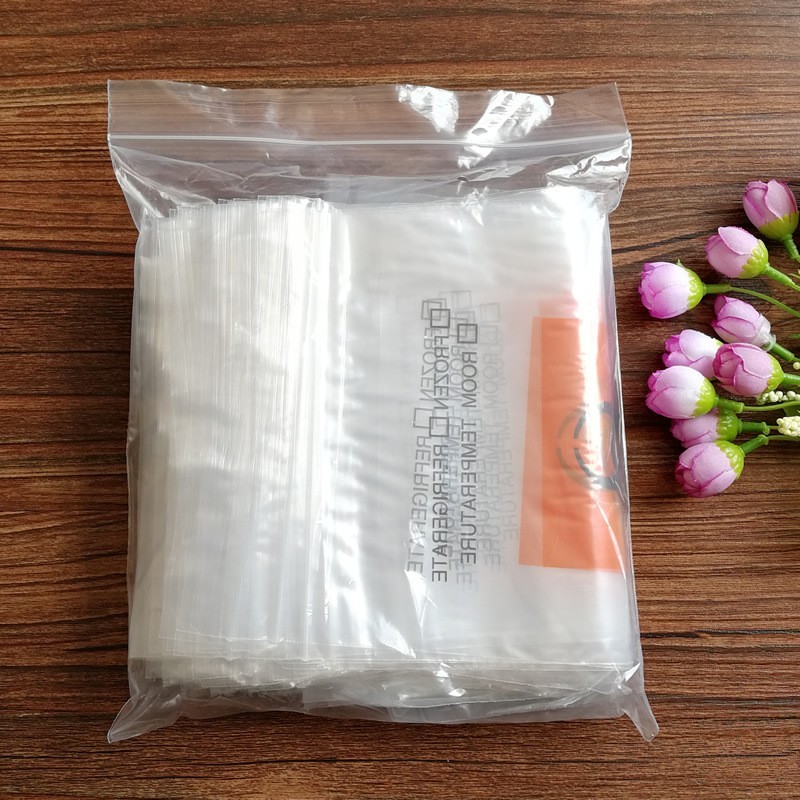 6″ X 10″ 100 Pack, Biohazard Specimen Zip Bags, With Pouch, 8 Mil Thick, Laborat