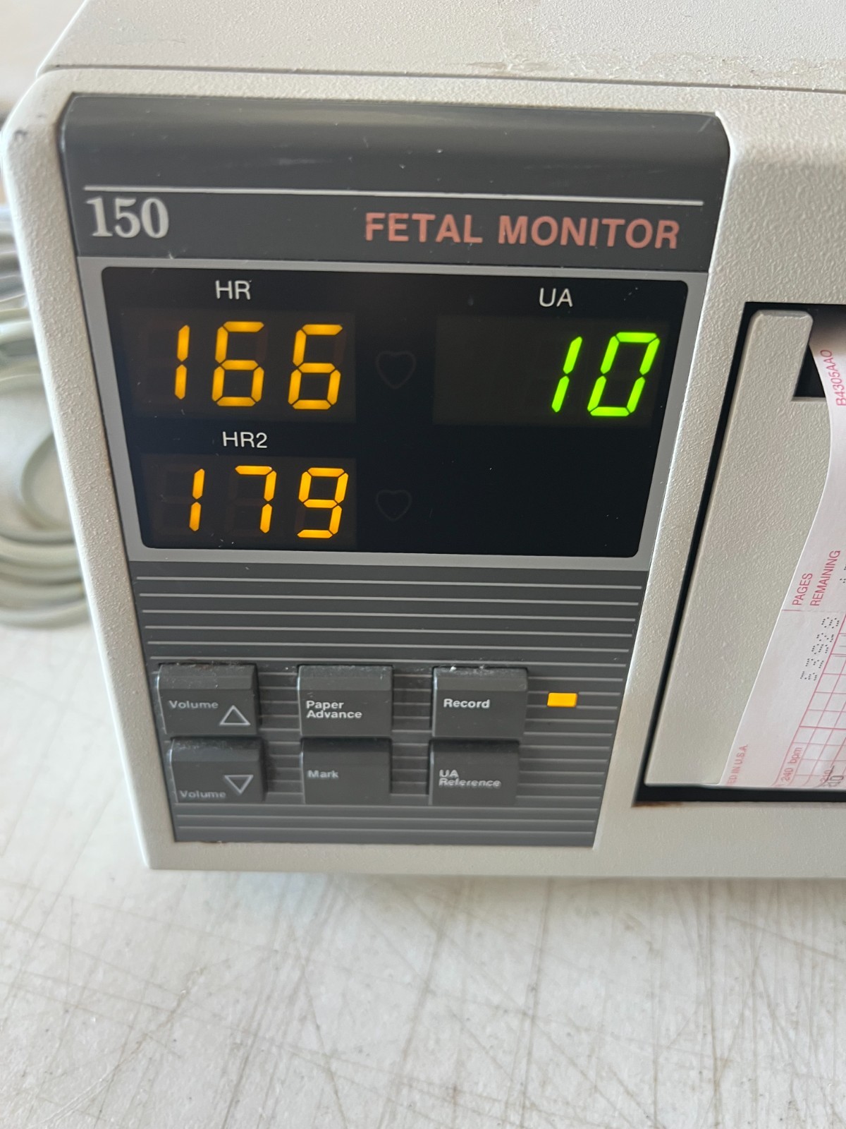 GE Corometrics 150 Fetal Monitor w/ Cables