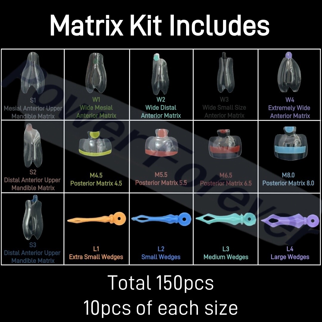 Dental Clear Matrix Diastema BT Matrices Wedges Similar with BioClear Matrice