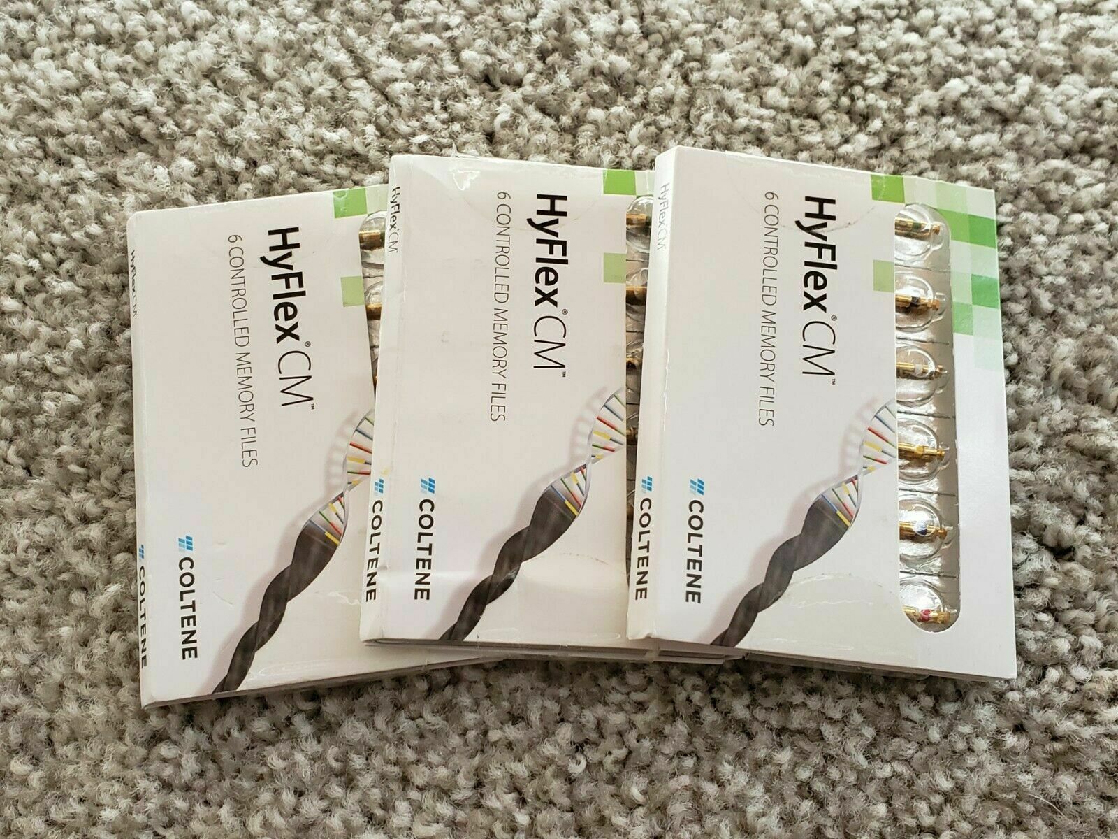 Coltene Whaledent Hyflex CM Controlled Memory NiTi Files 6 Files Pack (Free Ship