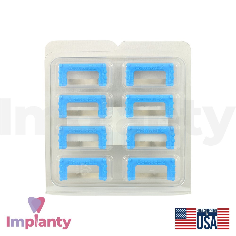 Dental Opener Cyan IPR Plus Strips Set Stainless Steel Diamond Coating Reusable