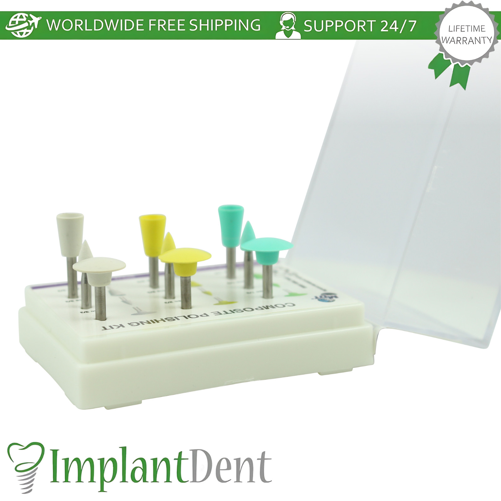 Dental 3 Step Composite Polishing Kit For Refining Dentistry Restorations