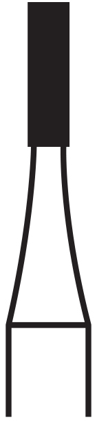 SUPÉR Latch (Right Angle) Carbides RA558, Made in Canada, 100 Burs