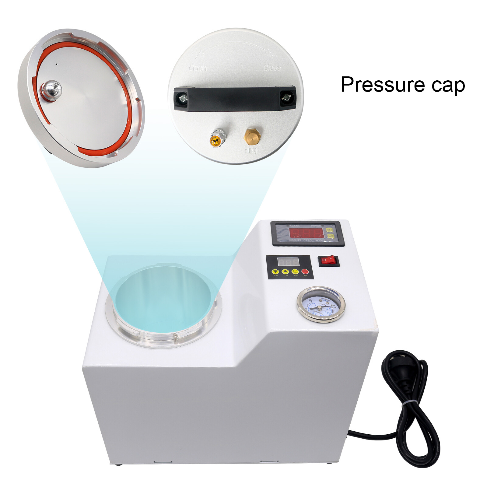 Dental Portable Digital Built-in Air Pump Pressure Polymerizer Aggregator JG-231