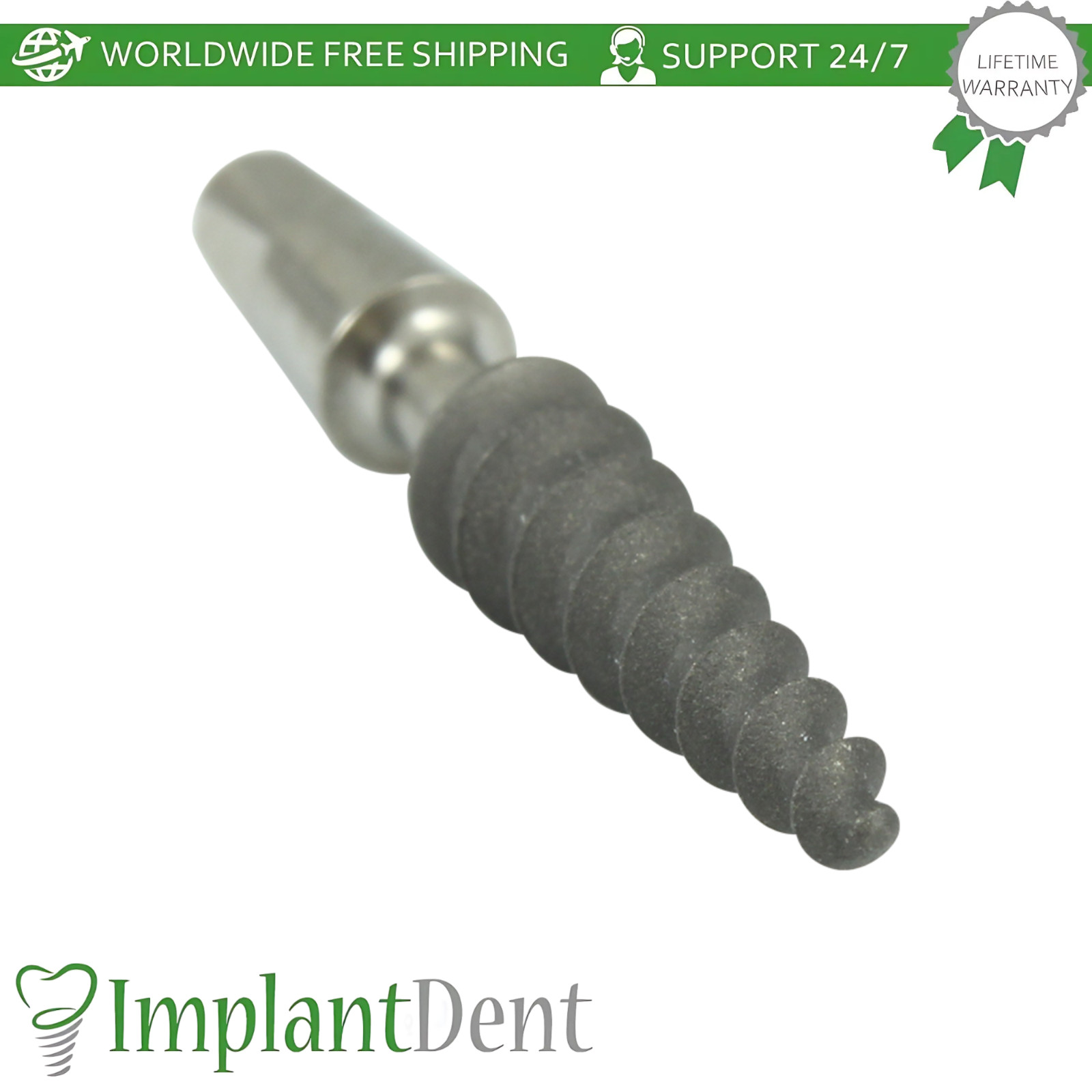 Dental OPIB Flexible Neck One Piece Fixture System RBM Immediate Loading