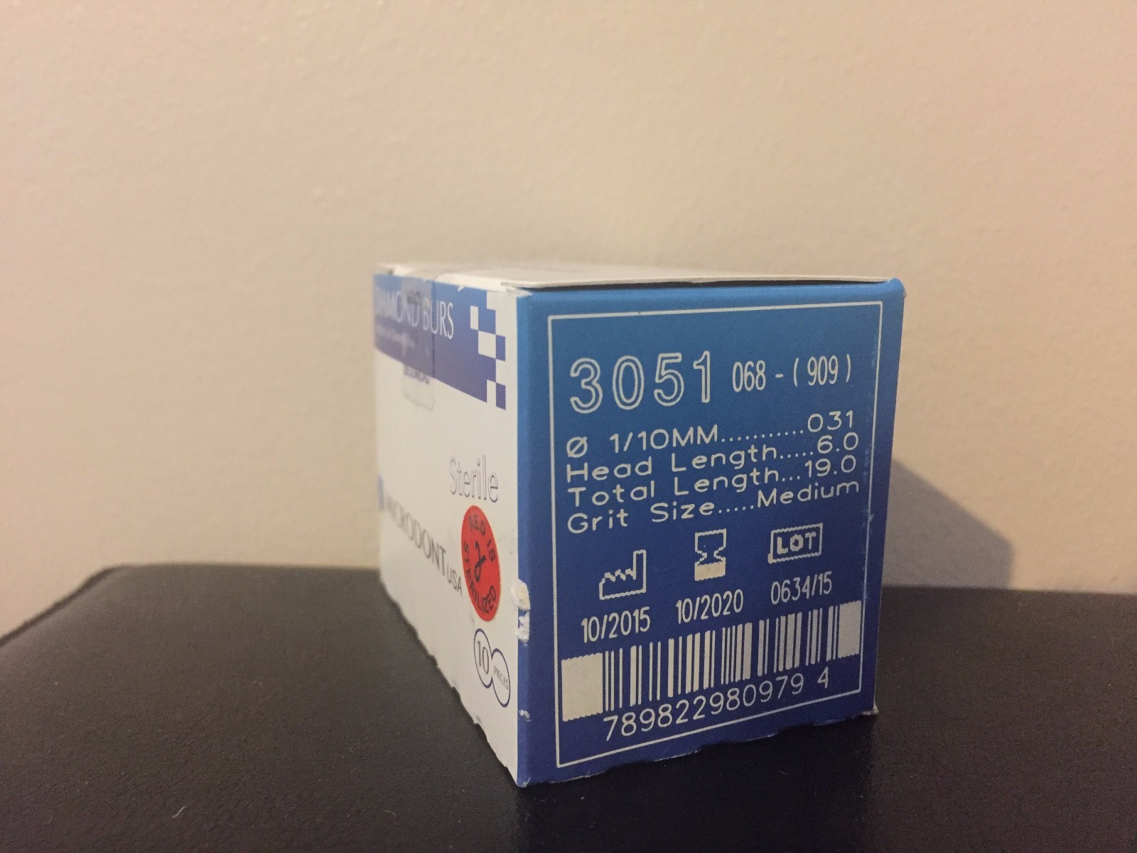 Microdont USA Multi-use Diamond Burs 909-031 Medium MU- 3051 Box10