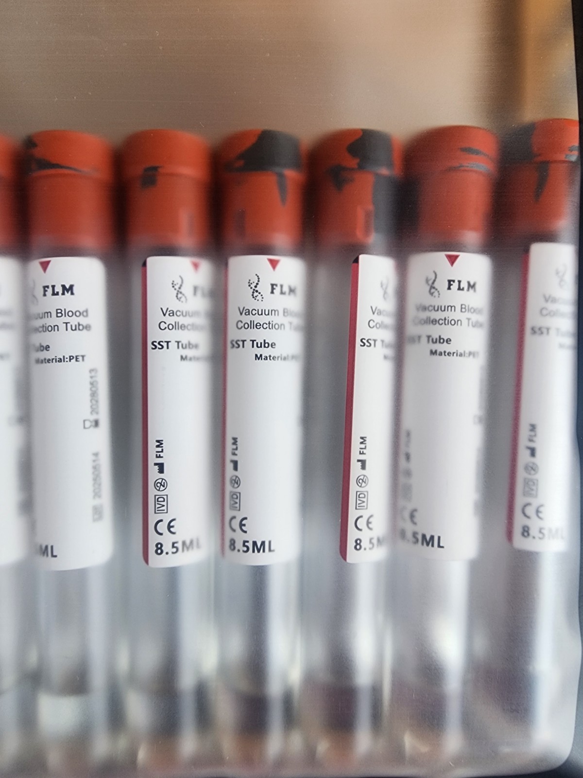 8.5ml Tiger Vacuum Blood Collection Tubes, SST Tube, LOT 8