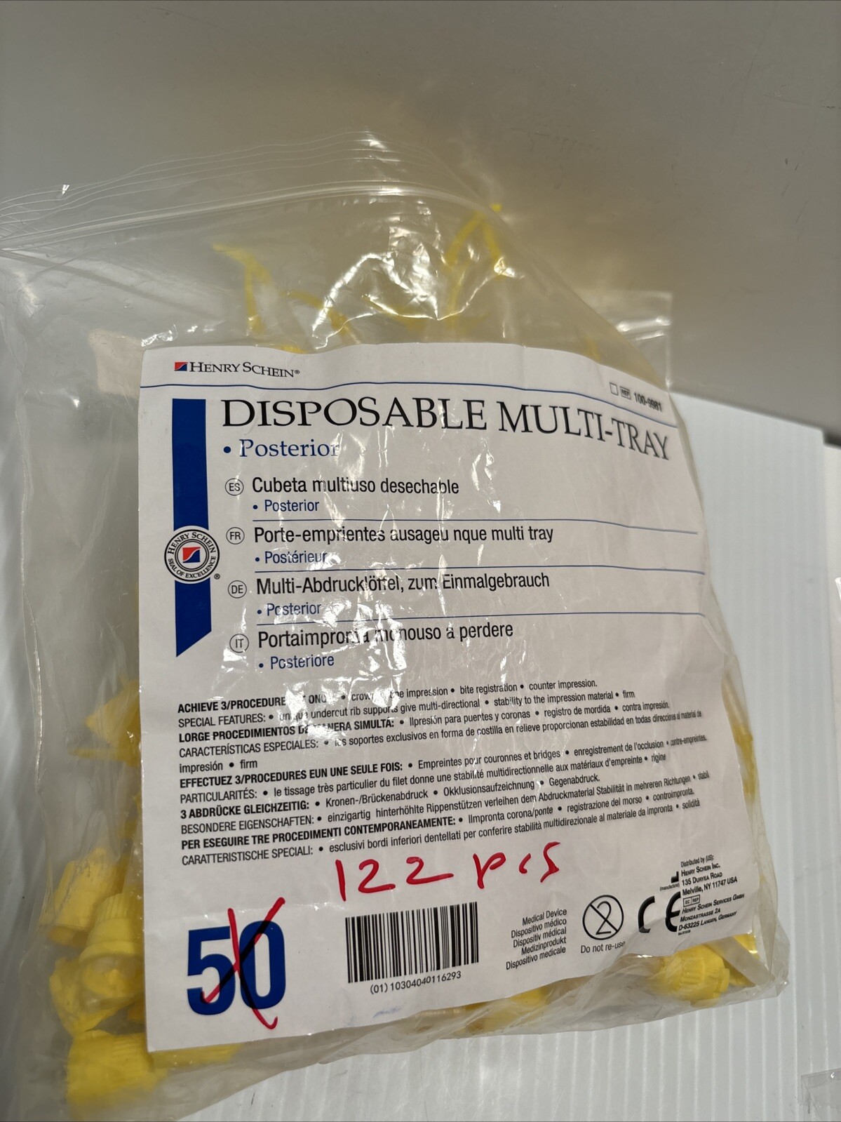 henry schein 122 pcs mixing tips 100-9981