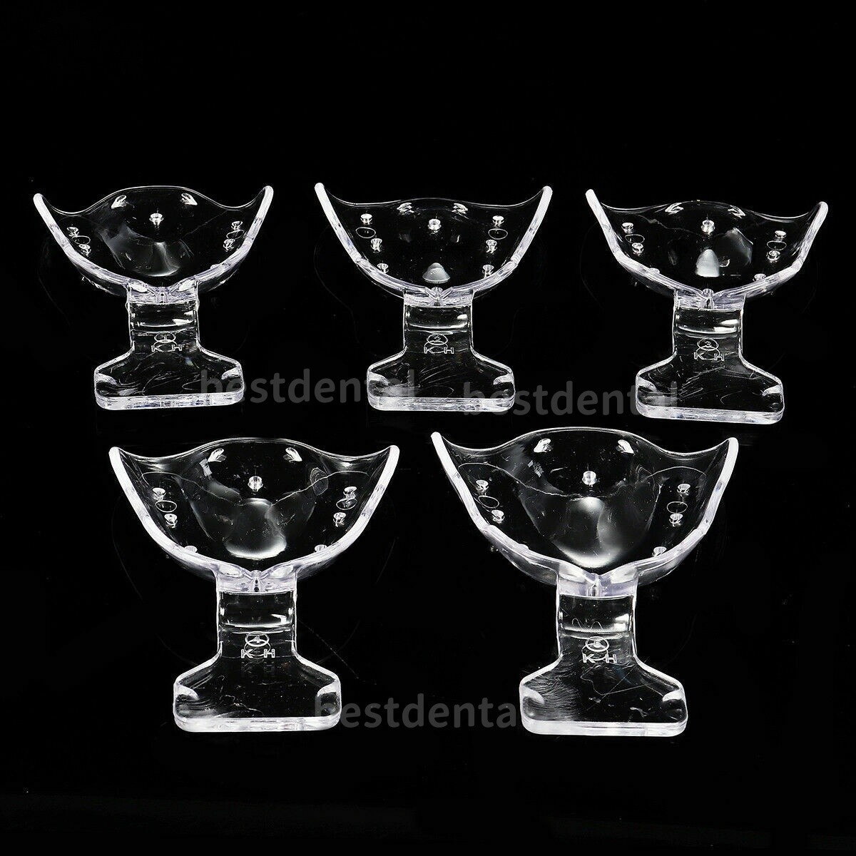 18pcs/set Dental Impression Trays Frame Cut Back Edentulous Jaw Sterilize 135℃