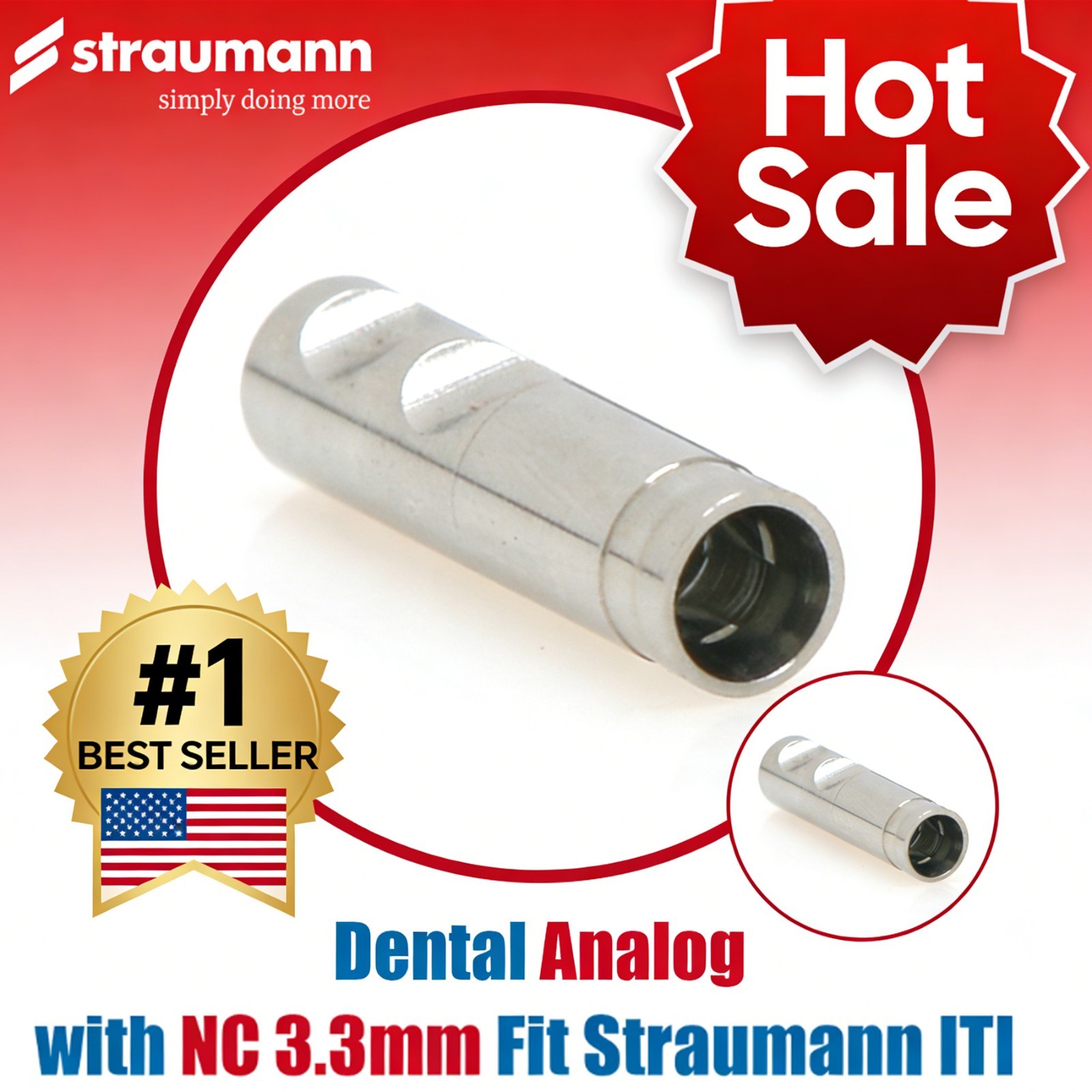 Impression Transfer Open/Closed Tray Analog Fit Straumann ITI Bone Level BL/BLT