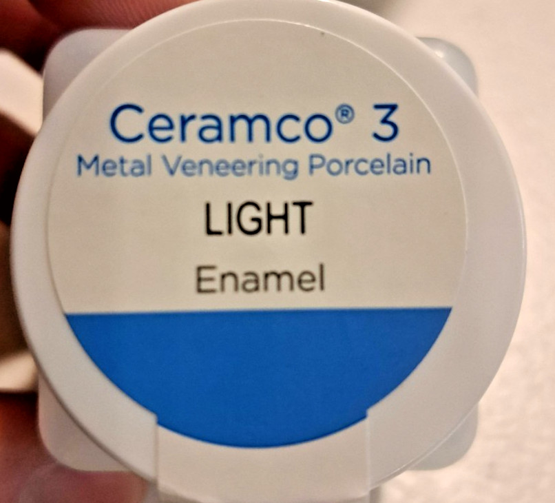 NEW Dentsply Ceramco 3 Porcelain – 1 oz – Enamel Light 301202