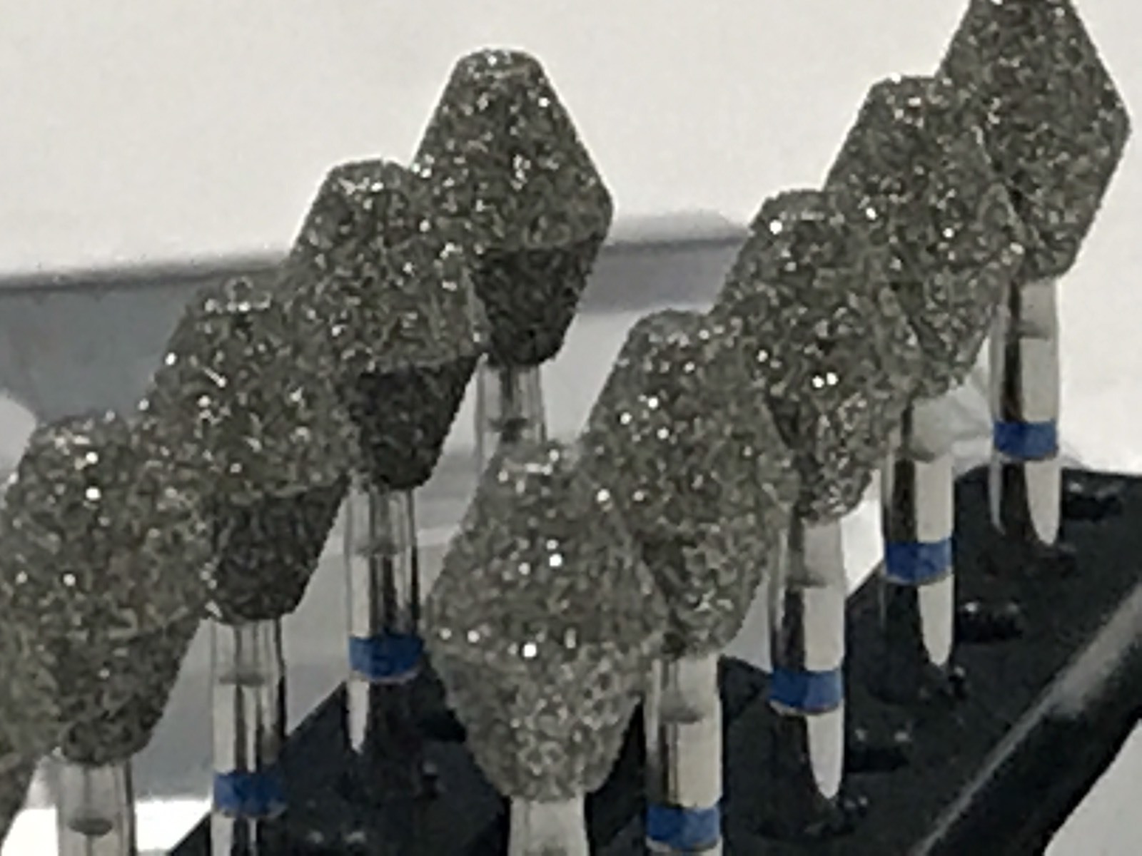Diamond Burr Large BARREL Multi-Use 811-039-048 Medium Grit 10 Burs. 048 Dia.