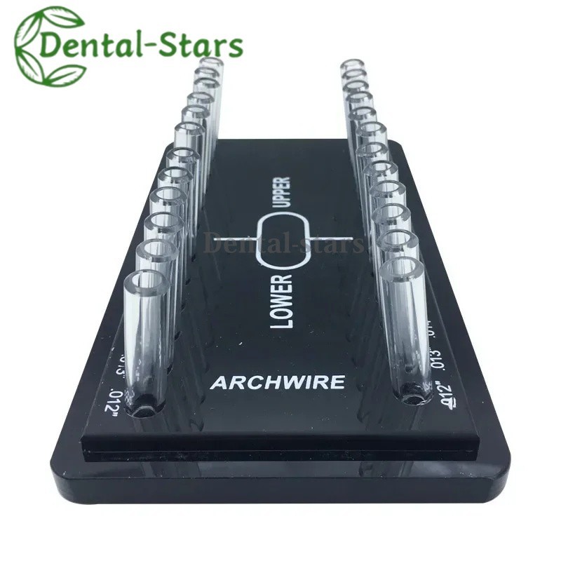 1x Dental Orthodontic Arch Wire Holder Power Chian Acrylic Organizer Storage Box