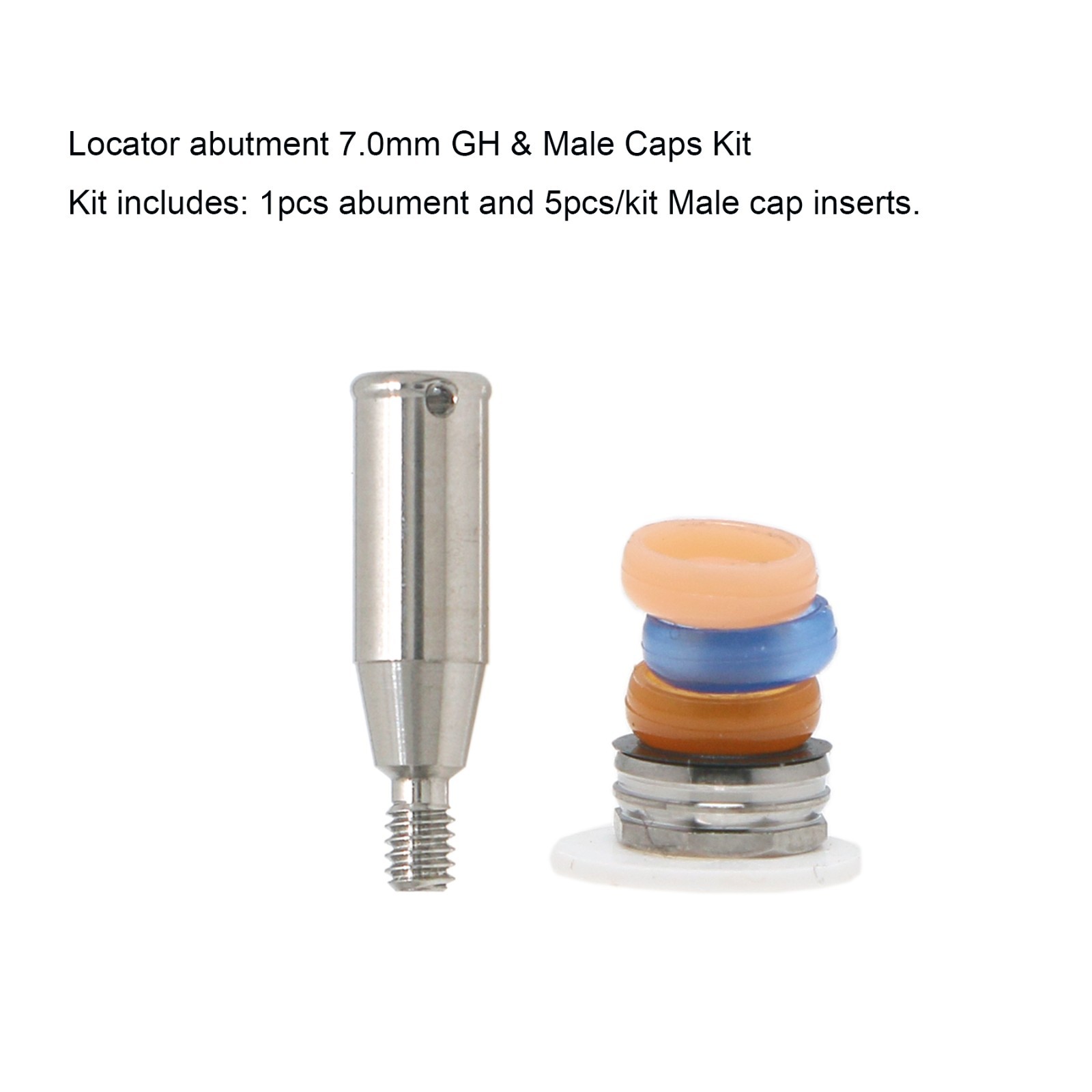 US Dental Locator attachment system Abutments fits Snucone Mini/Regular Implants
