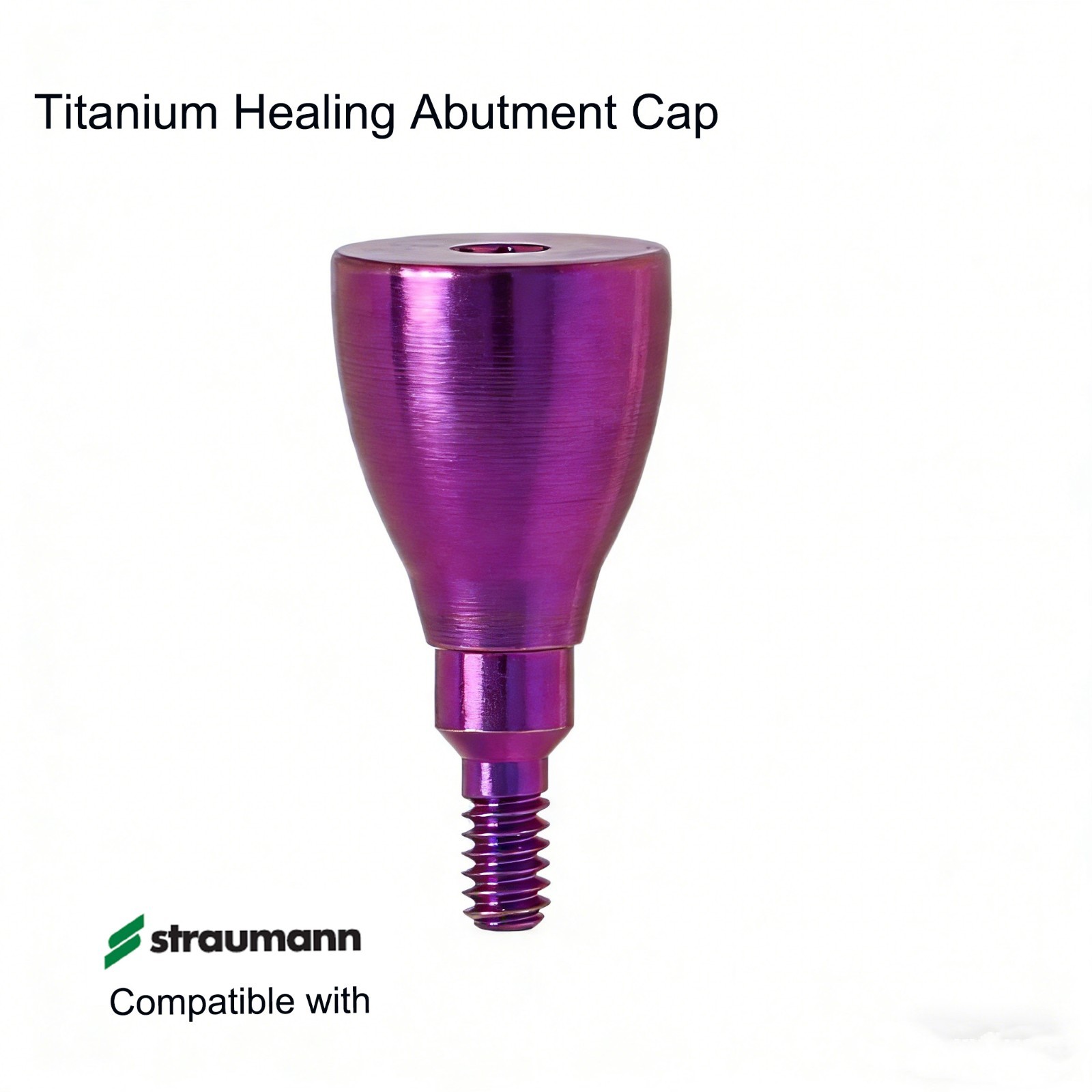 Dental Titanium Healing Abutment Cap for Straumann ITI B0ne Level NC/RC Implants