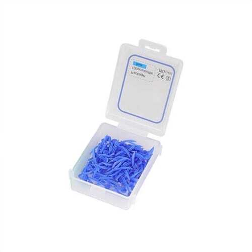 GooDent Plastic Wedge with Hole, XS, Blue, 100/Pk